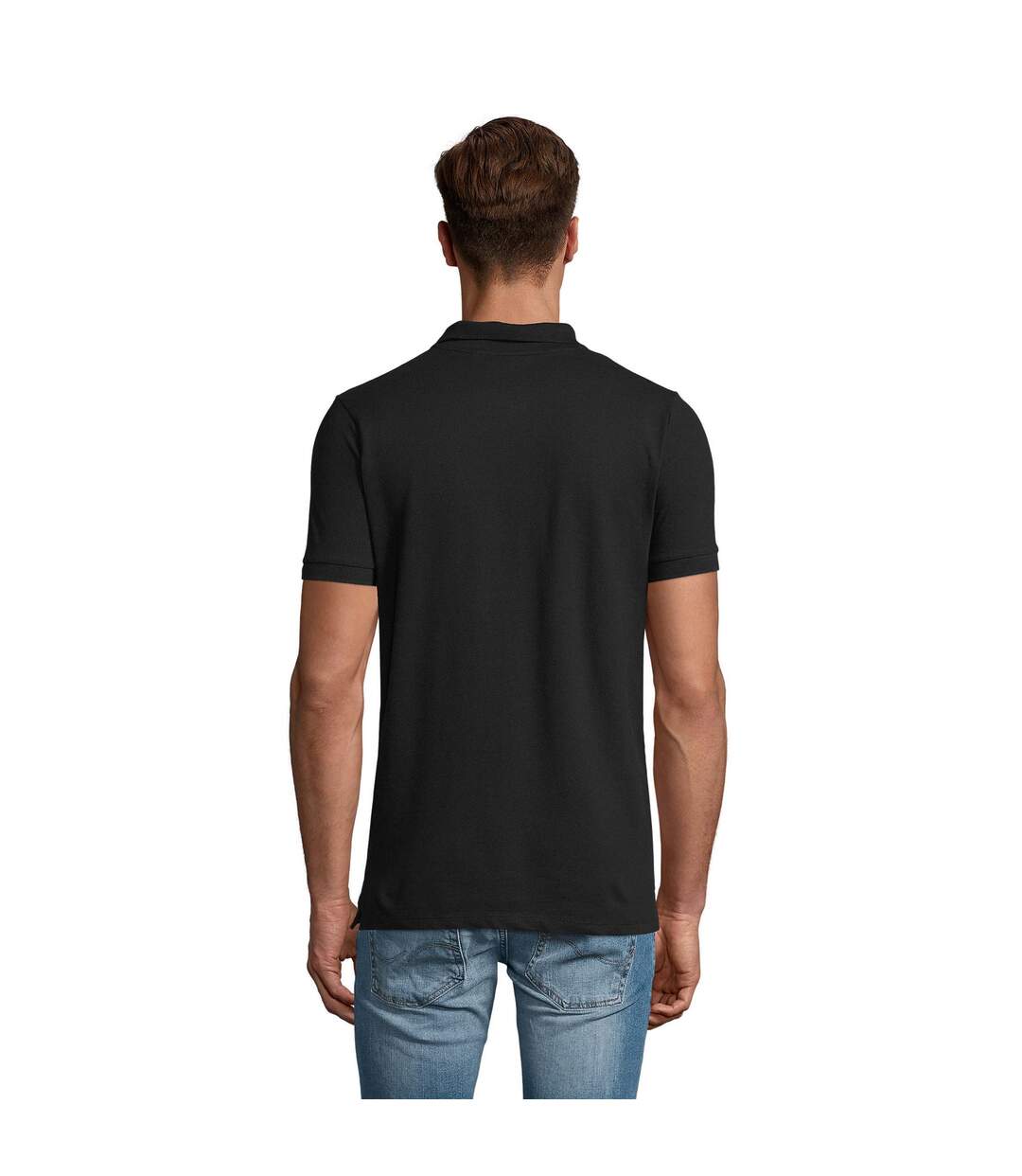 Polo Phoenix Homme Noir SOLS-3