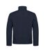 Mens Padded Soft Shell Jacket Dark Navy Clique-2