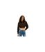 Pull Manches Raglan Femme Marron Clair Tommy Jeans-1