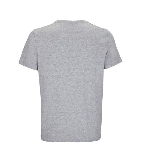Unisex Adult Lyam T-shirt Grey Marl SOLS