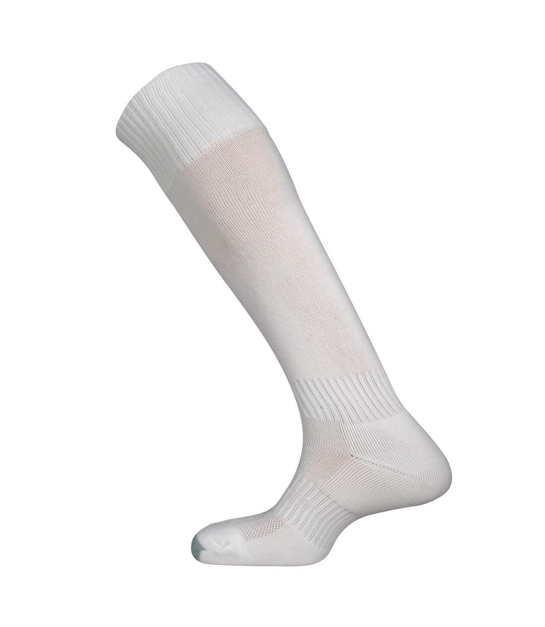 Mens Mercury Plain Socks White Mitre-2