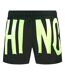 Short De Bain Motif Logo Homme Jaune Noir Moschino-2