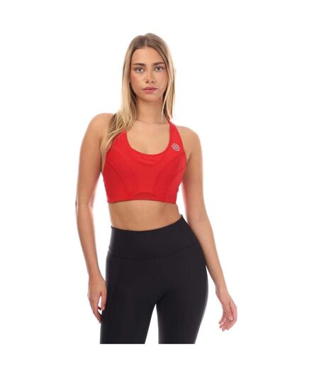 Womens/ladies Series-3 Hi-impact Sports Bra Red Skins