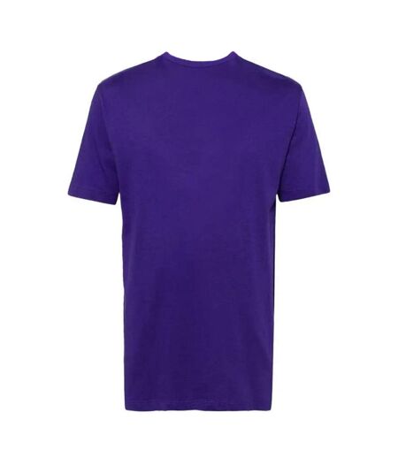 T-shirt Motif/style Miroir Homme Violet Off White