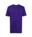 T-shirt Motif/style Miroir Homme Violet Off White-2