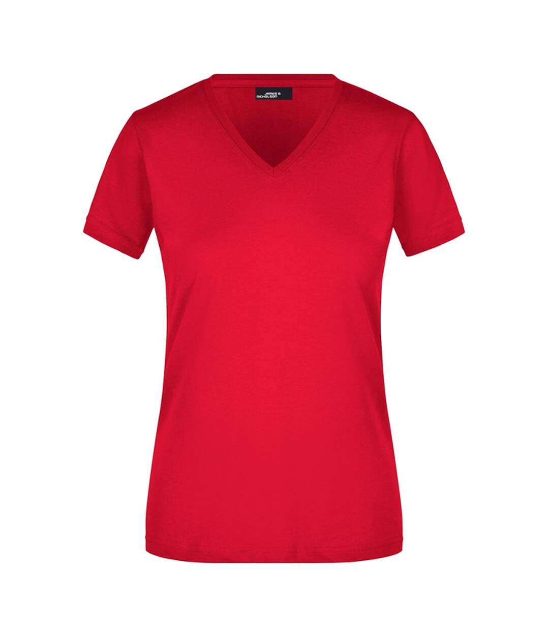 T-shirt Femme Rouge James And Nicholson-1