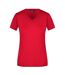T-shirt Femme Rouge James And Nicholson-1