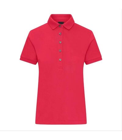 Polo femme manches courtes - JN1301 - rouge