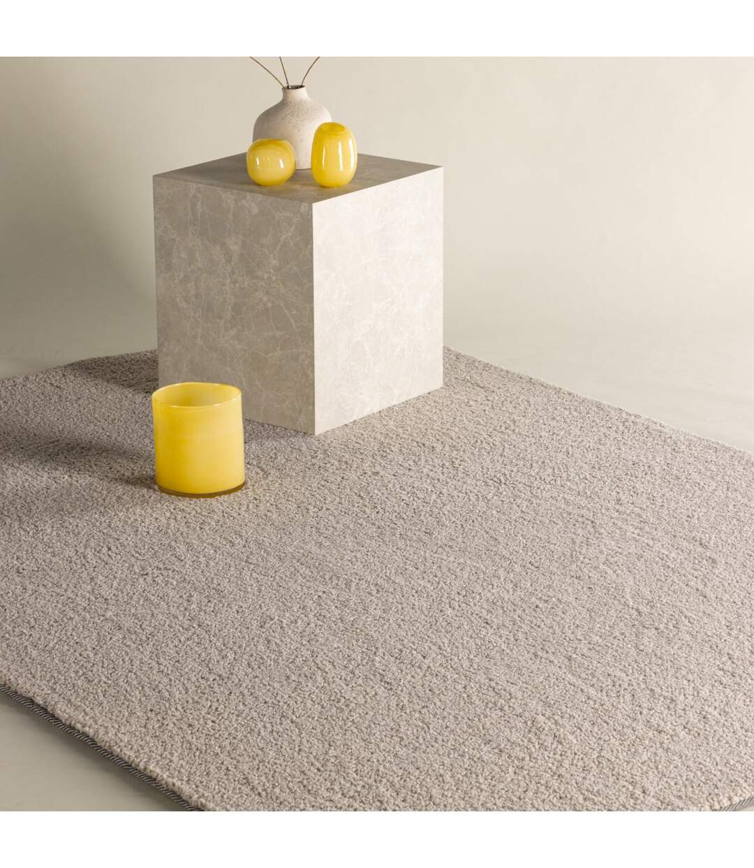 Tapis Uni Teddy 200x290cm Beige-3