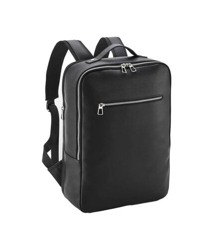 Quadra Tailored Luxe PU Knapsack (Black) (One Size) - UTRW10006