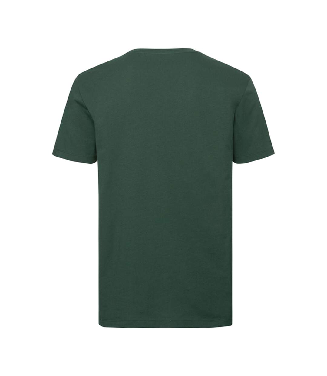 T-shirt Motif/style Uni Homme Vert Bouteille Russell Pure Organic-2