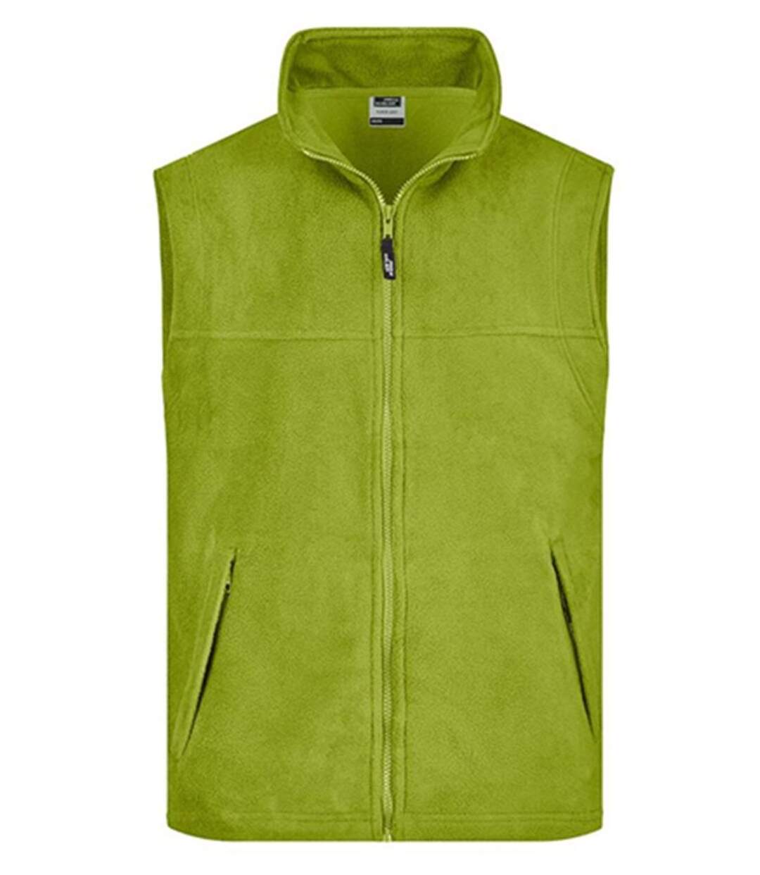 Gilet sans manches bodywarmer polaire homme - JN045 - vert citron-1