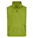 Gilet sans manches bodywarmer polaire homme - JN045 - vert citron