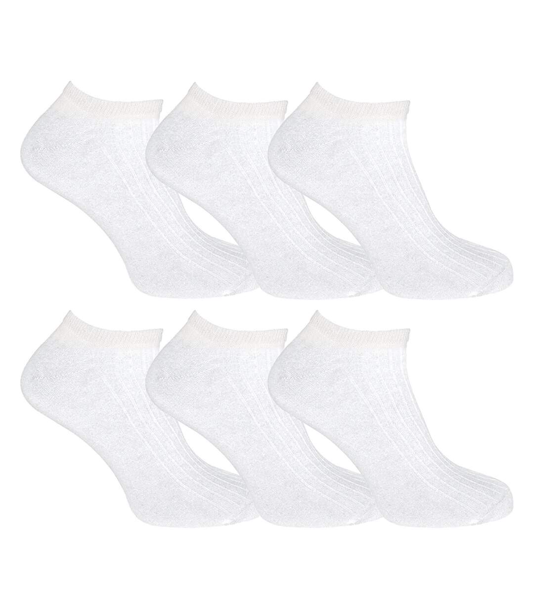 Lot de 12 chaussettes de sport 100 % coton pour femme-4
