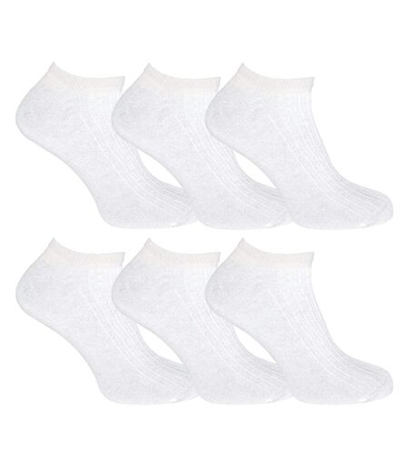 Lot de 12 chaussettes de sport 100 % coton pour femme