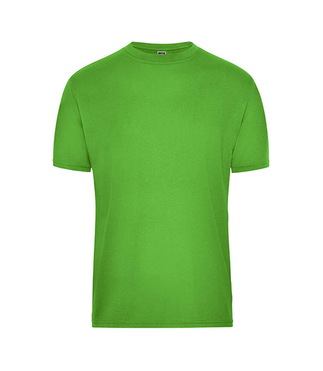 T-shirt Bio Workwear Homme Vert Citron James And Nicholson-1