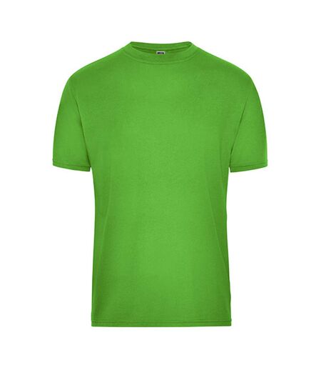 T-shirt Bio Workwear Homme Vert Citron James And Nicholson