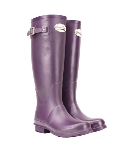 Bottes de pluie femme violet Rockfish