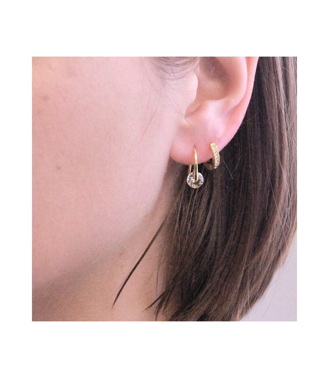 Boucles d'oreilles Classy, Cristal d'Autriche-2