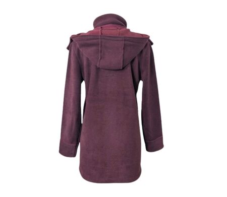 Manteau Polaire Femme style Caban SLOVENIE1B MAYFLOWER – Bordeaux