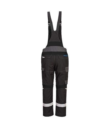 Portwest Mens WX3 Flame Resistant Bib And Brace Trouser (Black) - UTPW1133