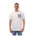 T-shirt Limatar Homme Blanc Duck And Cover-2