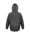 Result Mens Waterproof Denim Textured Rugged Jacket (Black)