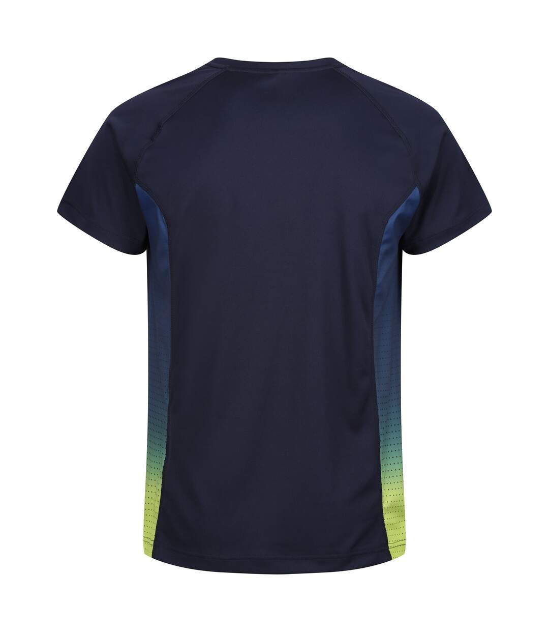 T-shirt corballis homme bleu marine / jaune verdâtre Regatta