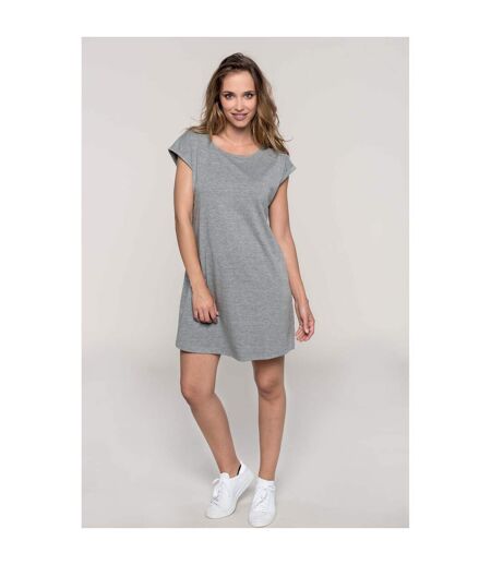 Kariban Womens/Ladies T-Shirt Dress (Light Grey) - UTPC3412