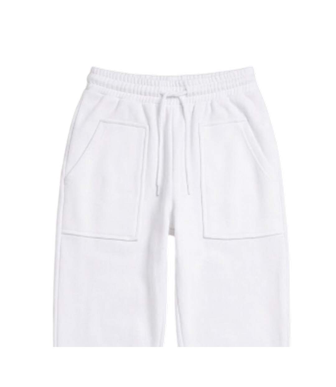 Womens/ladies Oversized Joggers White Missy Empire-3