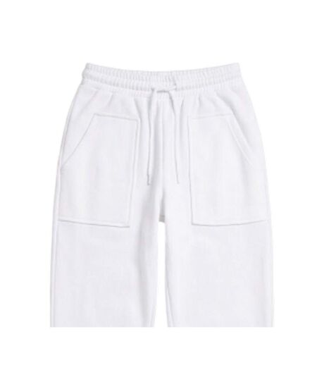 Womens/ladies Oversized Joggers White Missy Empire