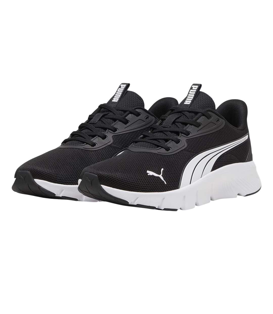 Mens Flexfocus Lite Modern Lightweight Running Trainers Black White Puma-4