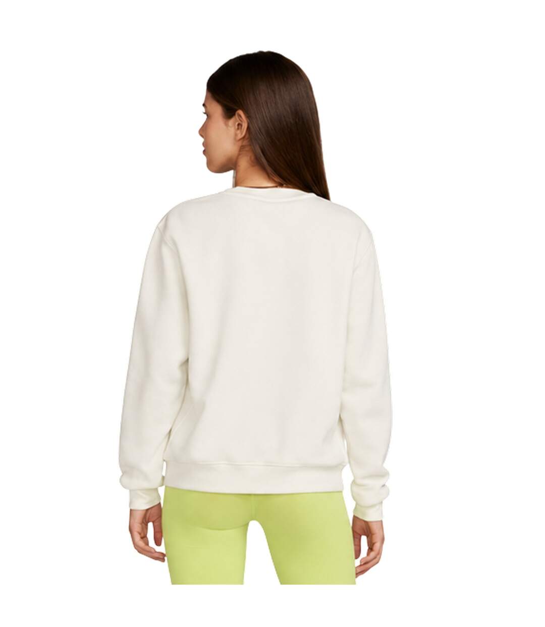 Mens Club Logo Crew Neck Sweatshirt Sail White Nike-3