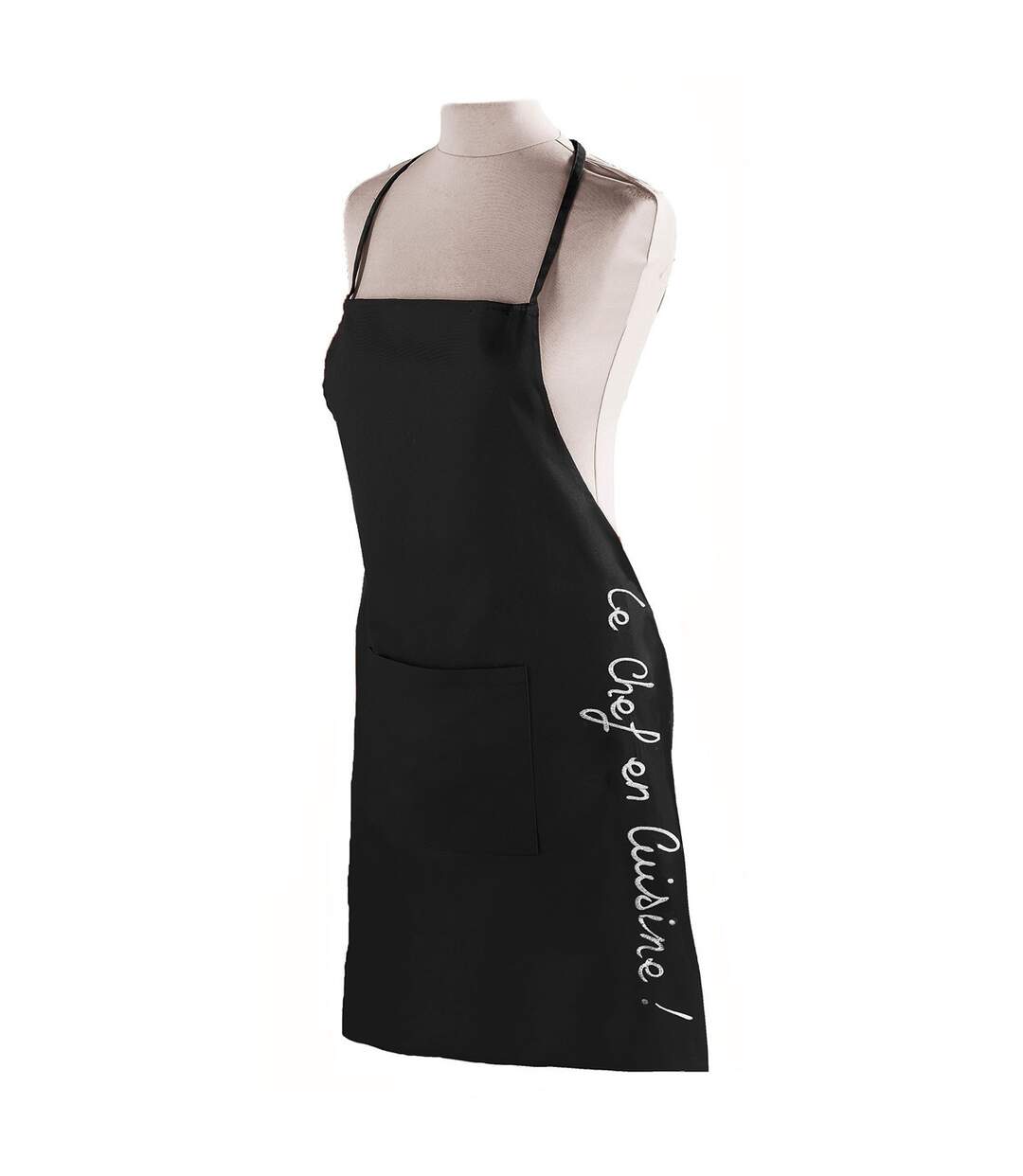 Tablier de Cuisine Cuistot 84cm Noir-1