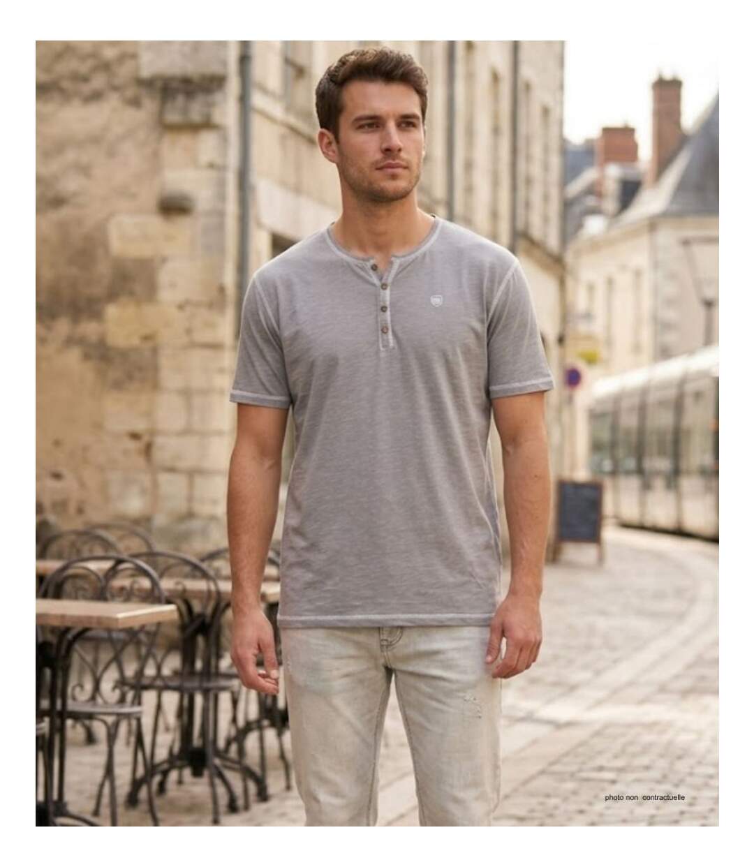 Tee - shirt col boutons SPINOSA4-5