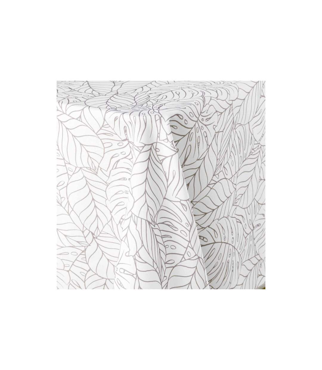 Nappe Imprimé Solea 150x240cm Blanc-2