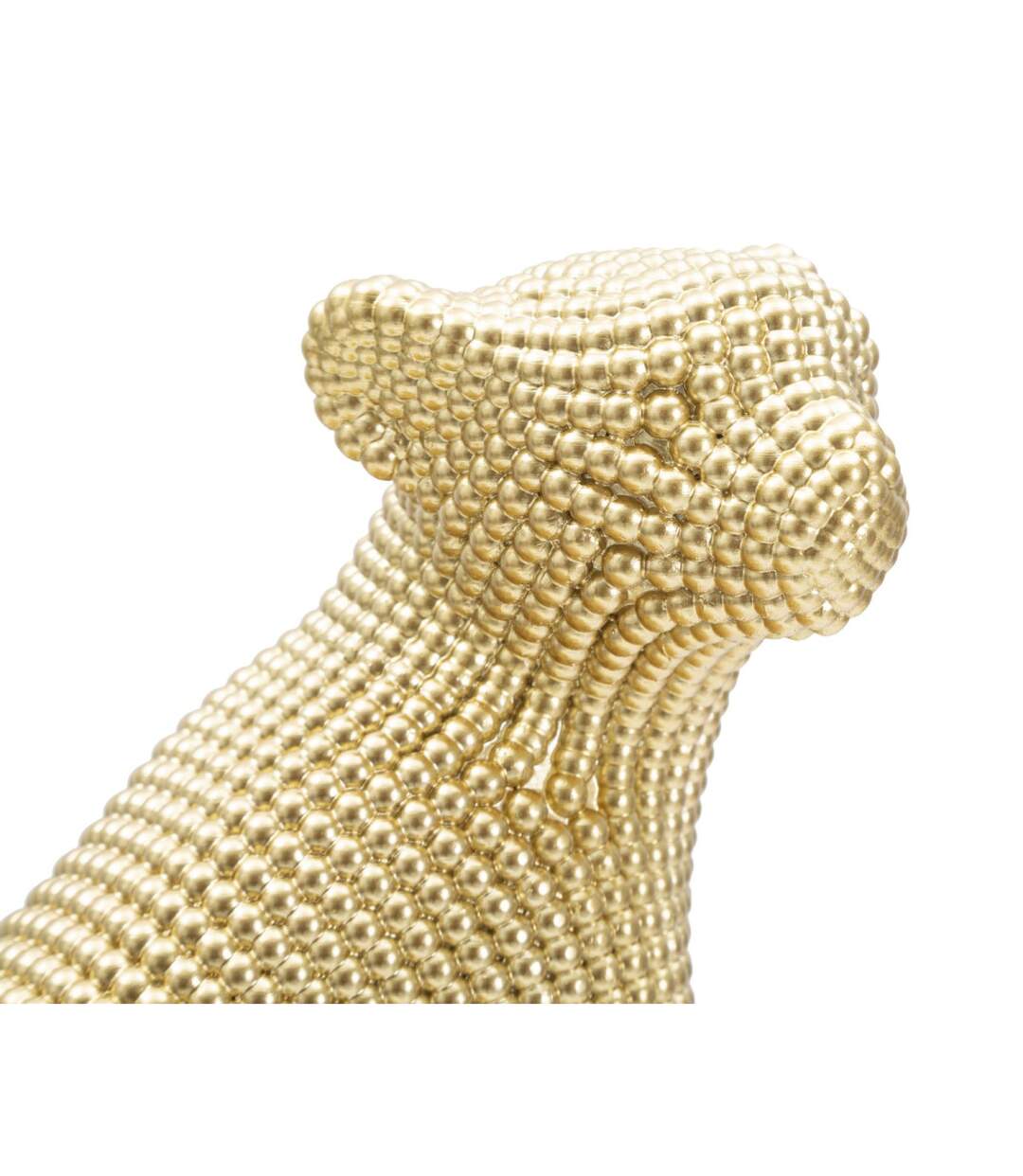 Statuette Déco en Résine Léopard 29cm Or-2