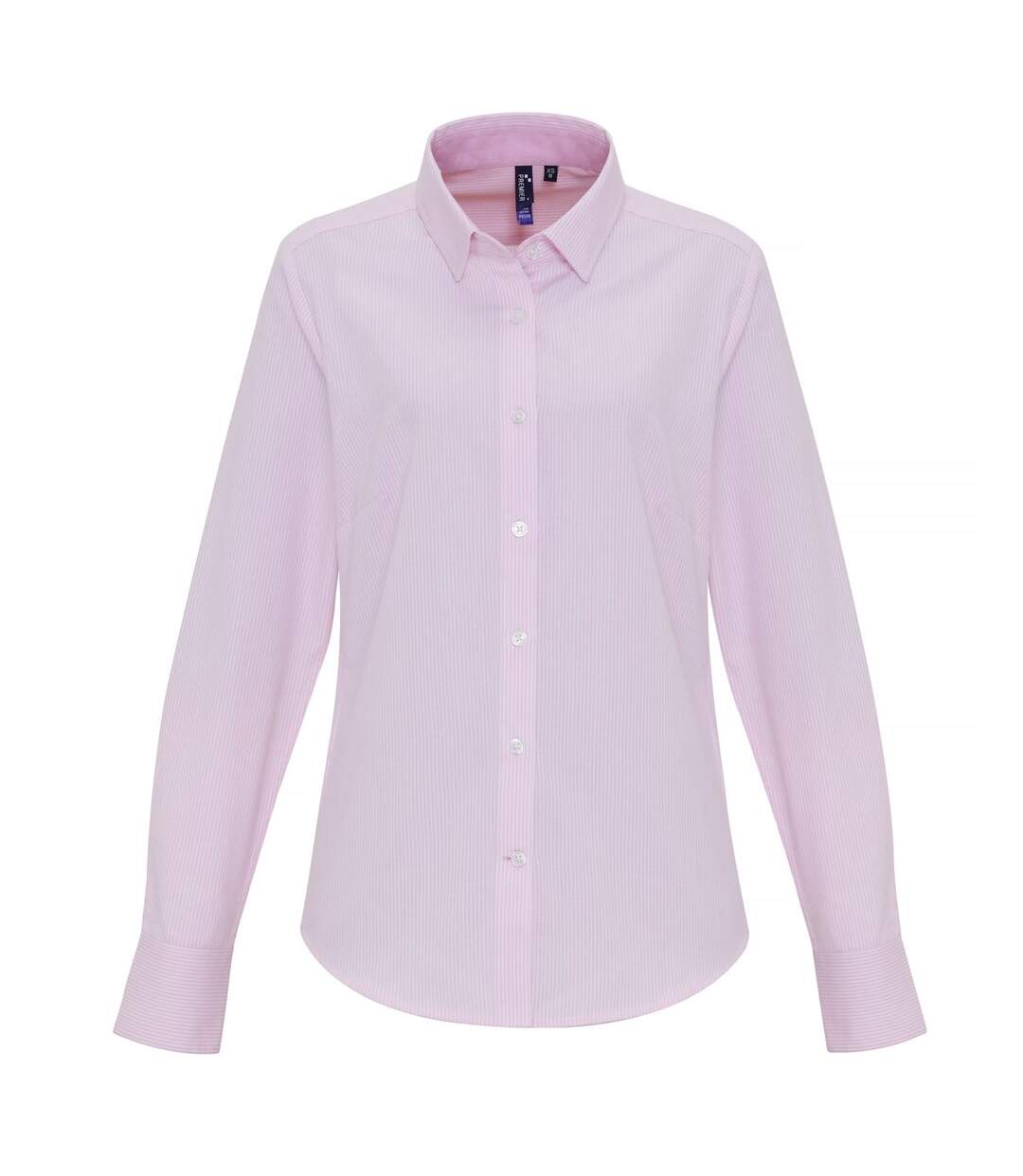 Chemise manches longues - Femme - PR338 - rose rayé