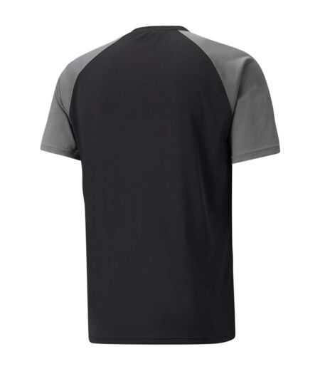 Mens Teampacer Colour Block T-shirt Black Pearl White Puma