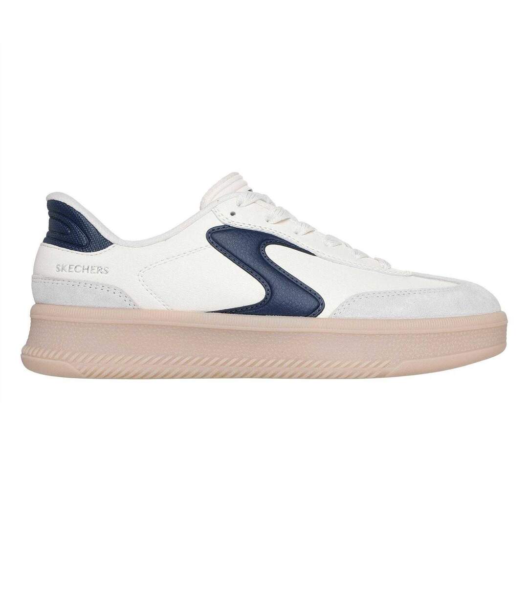 Baskets Hotshot Femme Blanc Bleu Marine Skechers-1