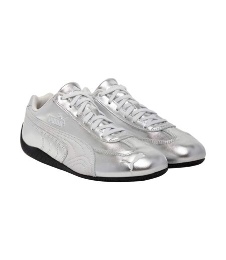 Basket Cuir Puma Speedcat Silver
