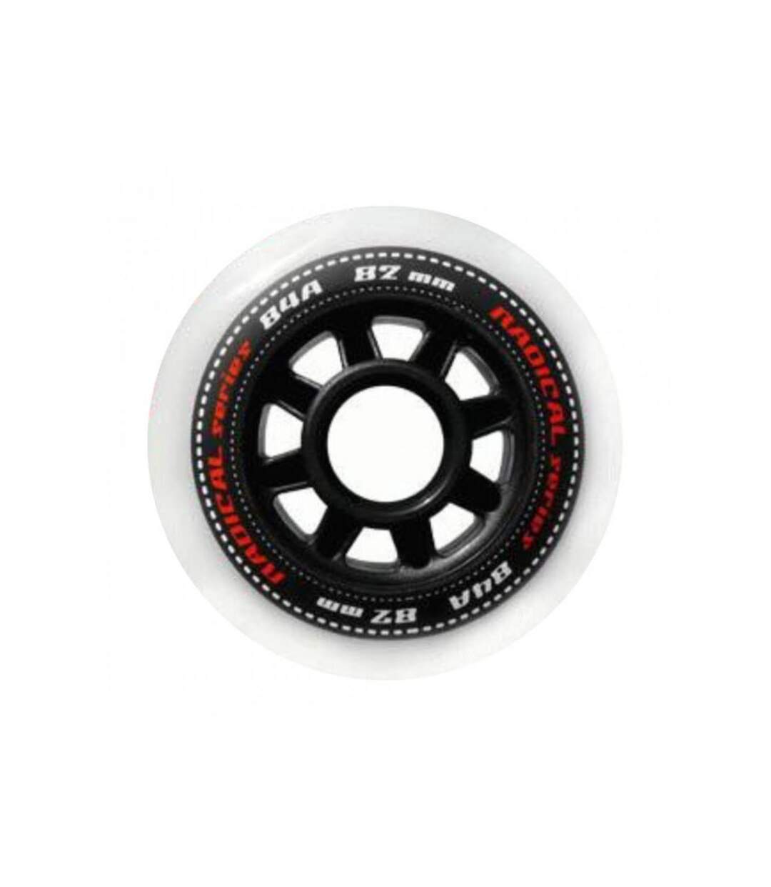 Roues De Patins À Roulettes Radical 80 Mm Blanc Noir Tempish-1