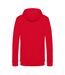 Sweat À Capuche Motif/style Uni Homme Rouge B&C-2