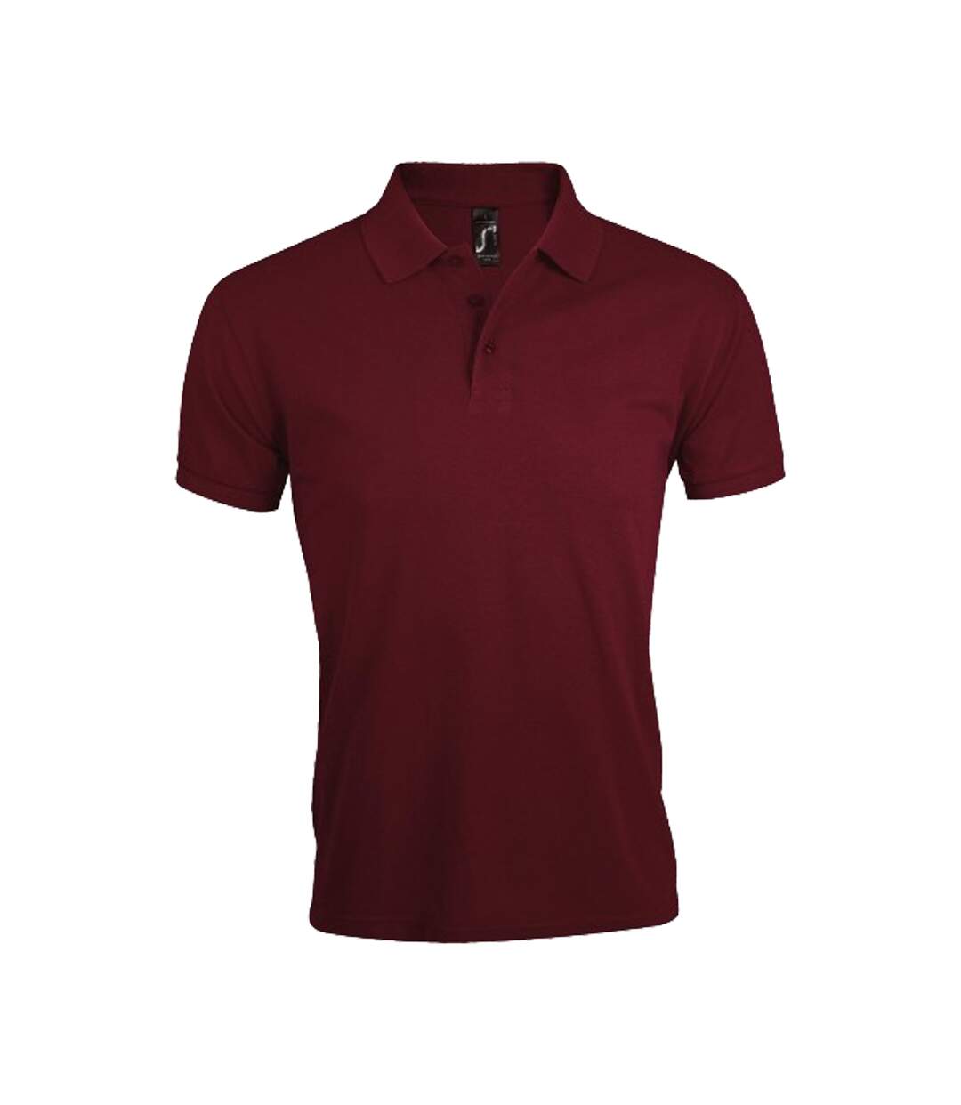 Polo Prime Homme Bordeaux SOLS-1