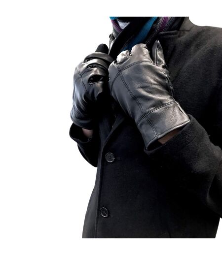Gants Cuir Thinsulate 3M Doublés Thermiques M/L