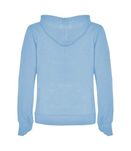 Sweat Urban Femme Bleu Ciel Blanc Roly