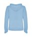 Sweat Urban Femme Bleu Ciel Blanc Roly-2