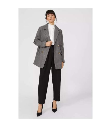 Principles Womens/Ladies Double-Breasted Coat (Gray)