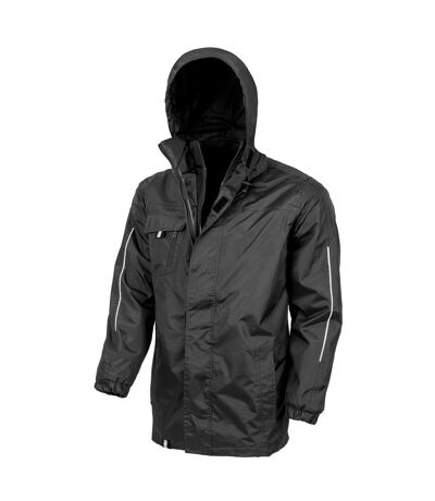 Result Core Mens Printable 3-In-1 Transit Jacket (Black)