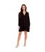 Robe Courte Manches Longues Femme Noir Influence-1
